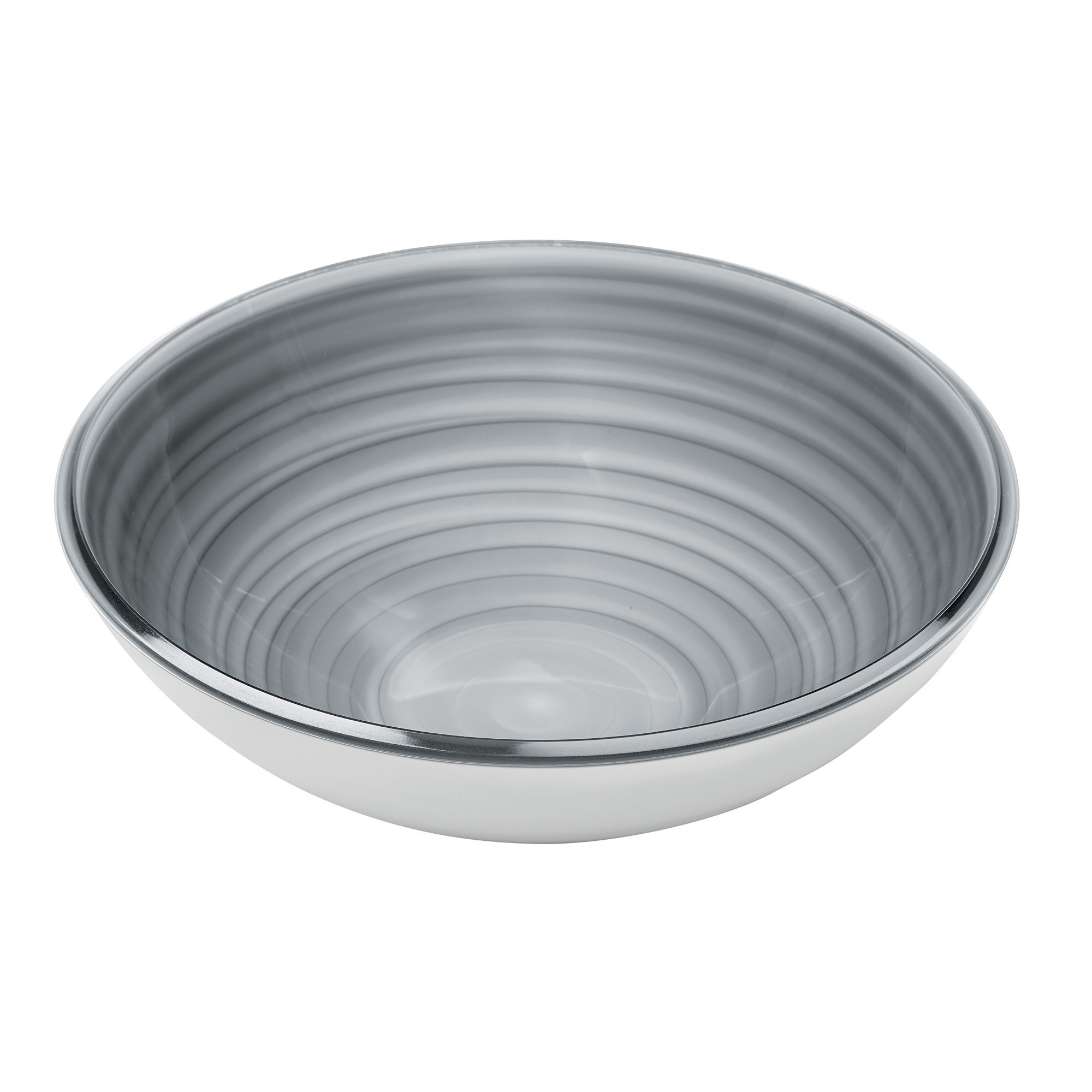 Μπολ Twist Ακρυλικό 28cm Grey Guzzini