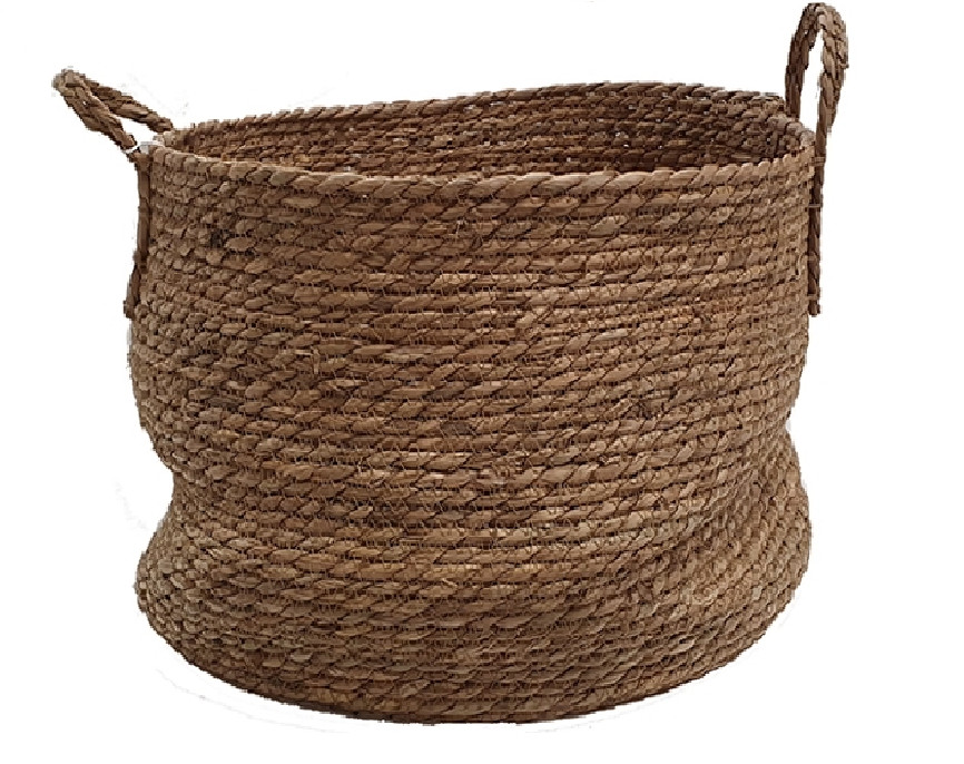 Καλάθι ψάθινο Seagrass Στρογγυλό 40cm