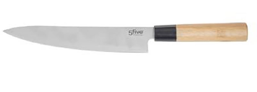 Μαχαίρι Chef Με Bamboo Λαβή 34cm 5Five