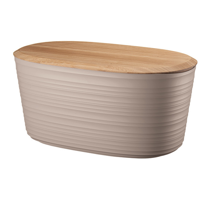 Ψωμιέρα Tierra Brown με Bamboo Καπάκι 10lt. Guzzini