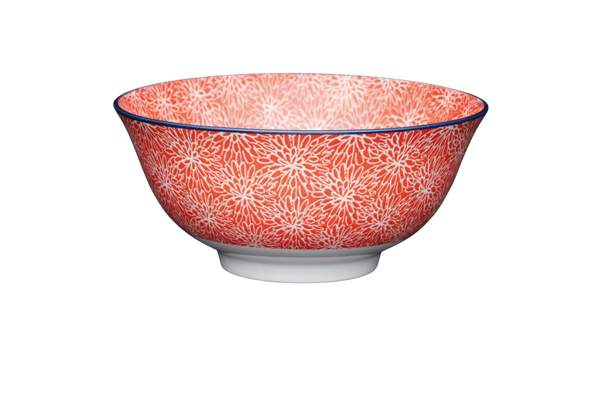 Μπολ Stonware Red Floral 15cm Kitchencraft