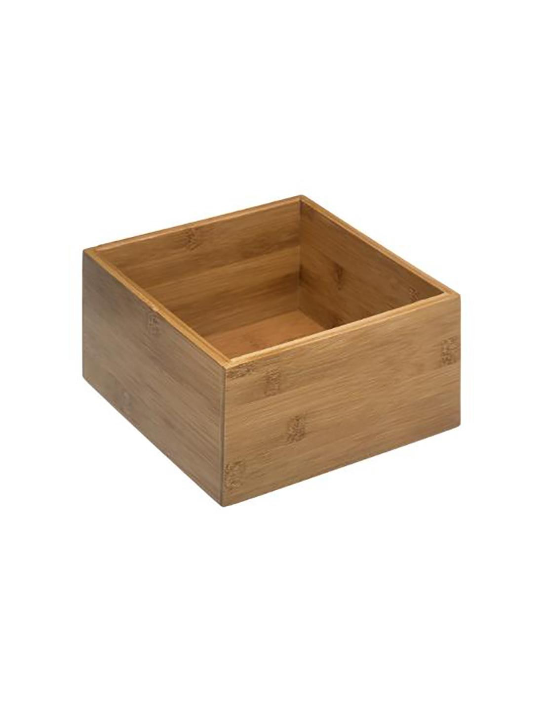 Κουτί Οργάνωσης Bamboo Τετράγωνο Natural 5Five
