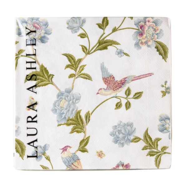 Χαρτοπετσέτες Πολυτελείας Laura Ashley White Heritage 20τμχ.