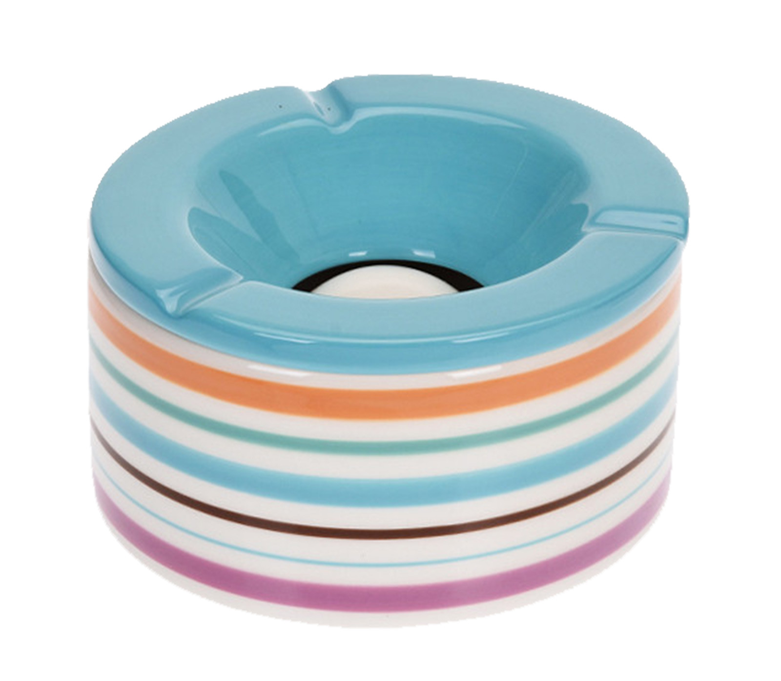 Σταχτοδοχείο Stoneware 14cm Μπλε Marva Home