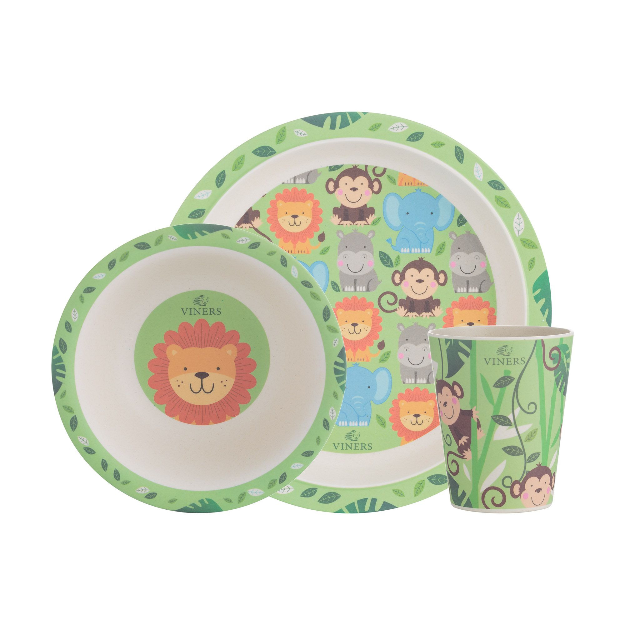Σετ Φαγητού BeBe jungle Bamboo 3Τμχ Viners