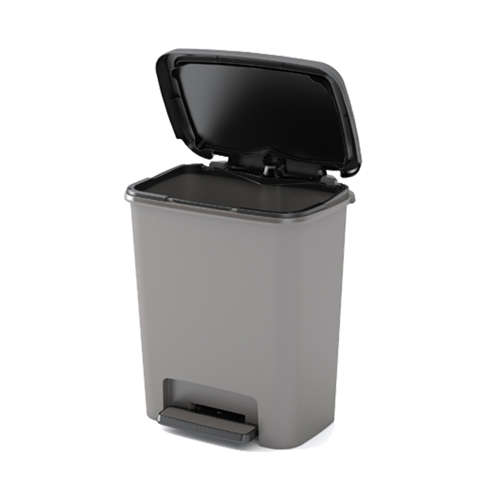 Κάδος Απορριμάτων Compatta Grey 25lt Kis