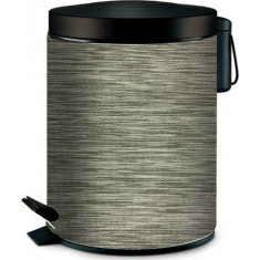 Πεντάλ Μεταλλικό Στρογγυλό 5lit. Exlusive Silver Marva Home