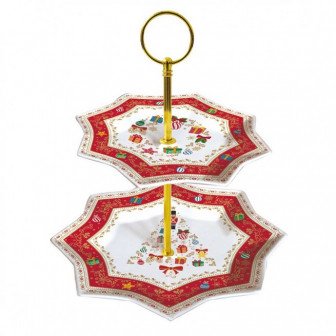 Πιατέλα Πορσελάνη Διόρωφη Ornaments 20cm r2s Πιατέλα Πορσελάνη Διόρωφη Ornaments 20cm r2s