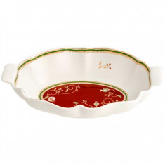 Μπολ Χριστουγεννιάτικο Πορσελάνης Tempo Di Festa Verde 24cm Brandani