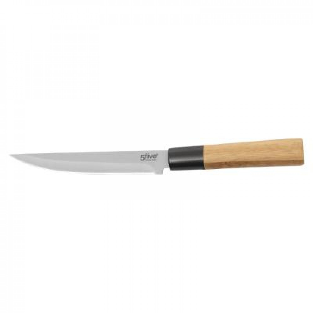 Μαχαίρι Γενικής Χρήσης Με Bamboo Λαβή 25cm 5Five