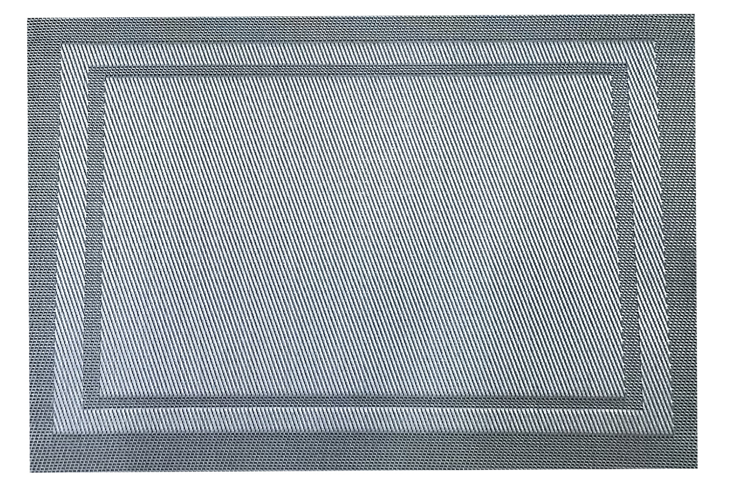 Σουπλά Πλεκτό Σετ 4Τμχ. Πλαστικό Γκρι 30x45cm