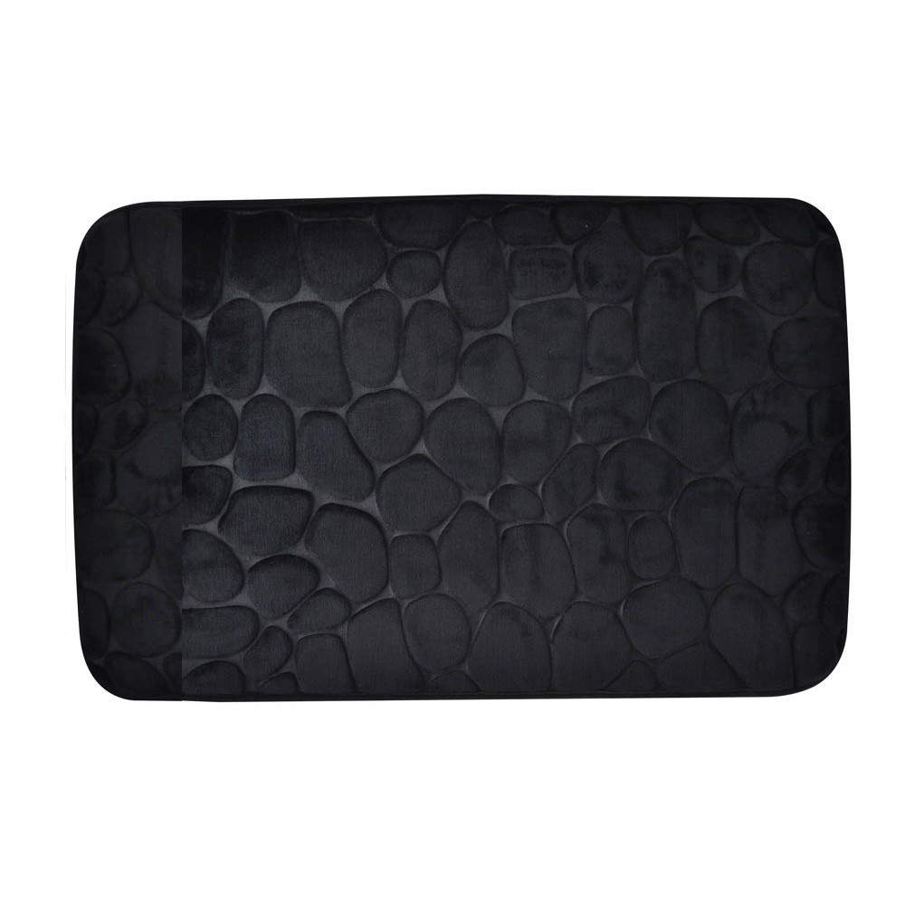 Πατάκι Μπάνιου Memory Foam Black 50X80cm