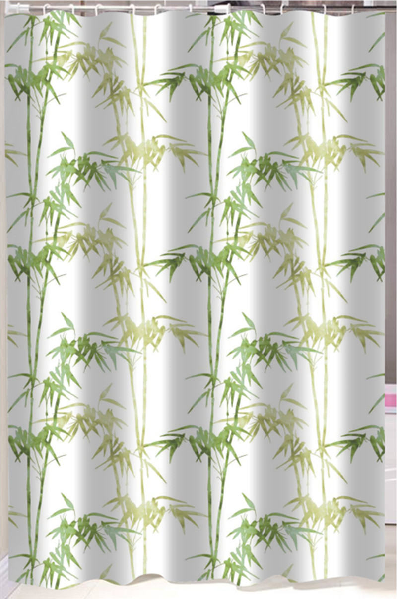 Κουρτίνα Μπάνιου Jungle Υφασμάτινη 180x180cm
