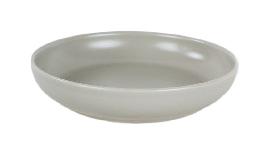Πιάτο Βαθύ Κεραμικό Nordic 22cm Grey Mat Happy Ware