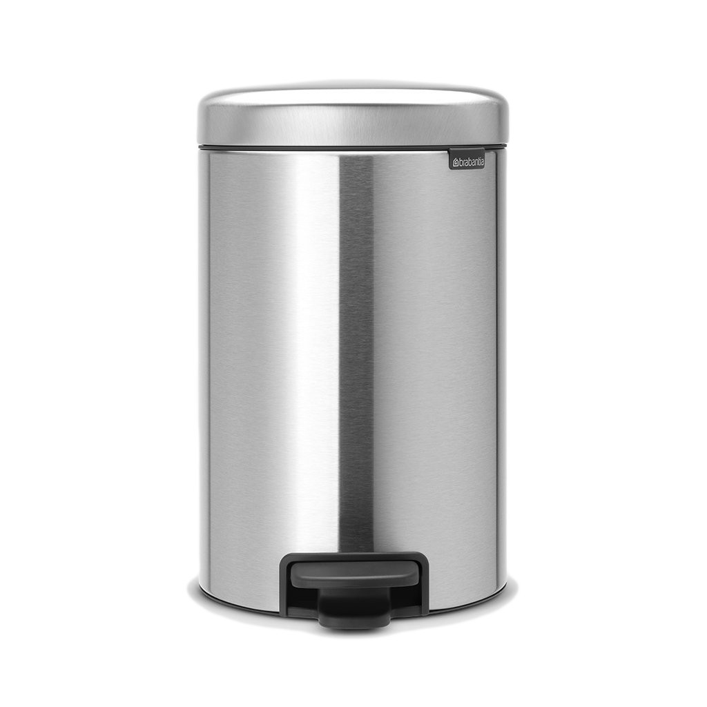 Brabantia Κάδος Απορριμμάτων Ανοξείδωτος New Icon Mat 12lt