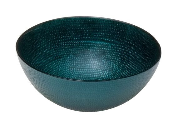 Μπολ Γυάλινο Στρογγυλό Mosaic Green 28cm