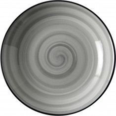 Πιάτο Βαθύ Πορσελάνης Porline Grey 21cm Porline Porselen