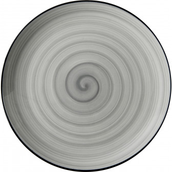 Πιάτο Ρηχό Πορσελάνης Porline Grey 27cm Porline Porselen