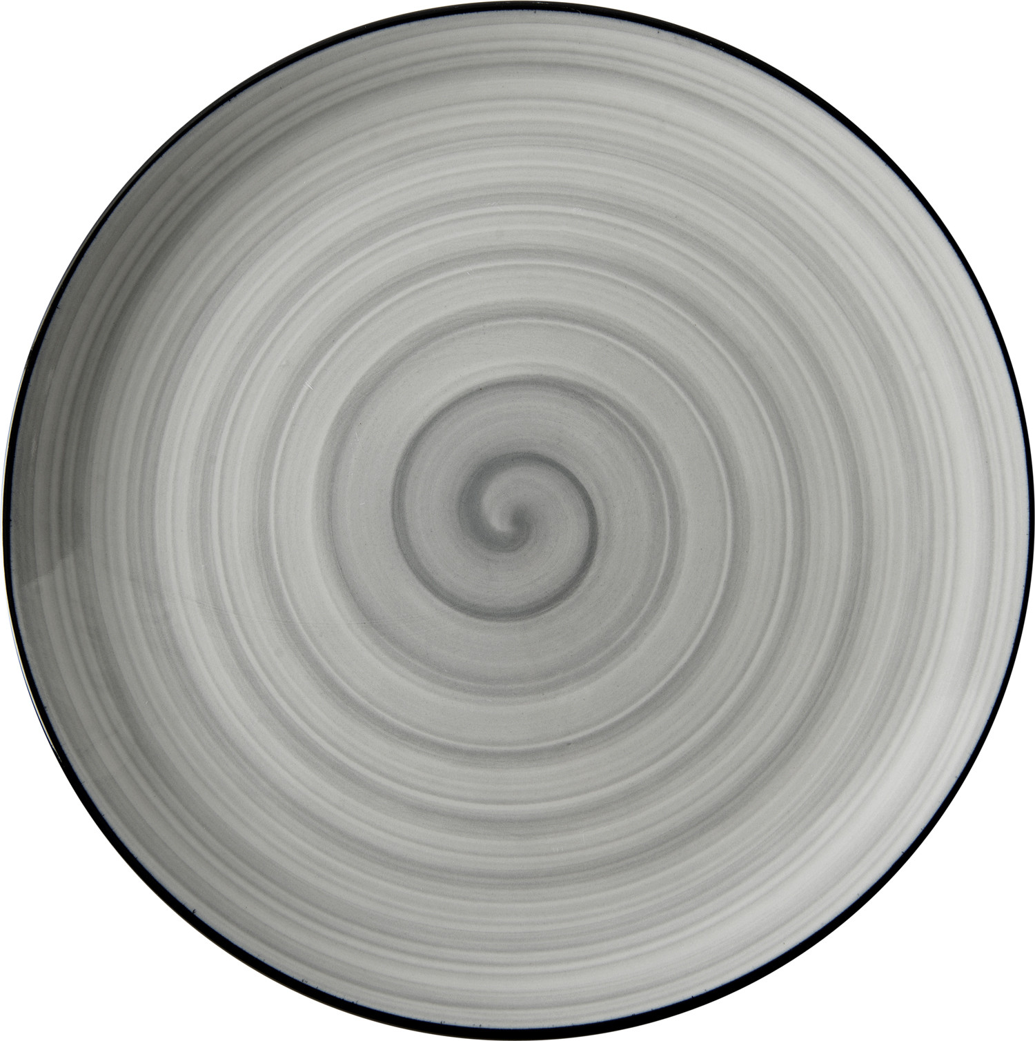 Porline Πιάτο Ρηχό Πορσελάνης Grey 27cm Porselen