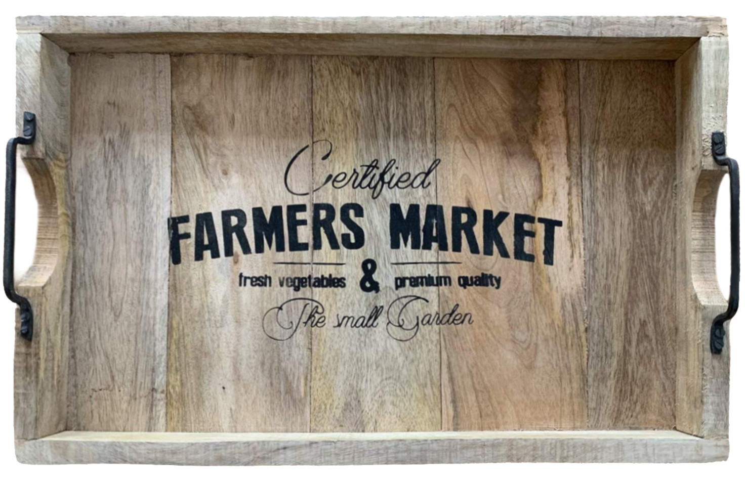 Δίσκος Ξύλινος Mango Farmer Market 57cm