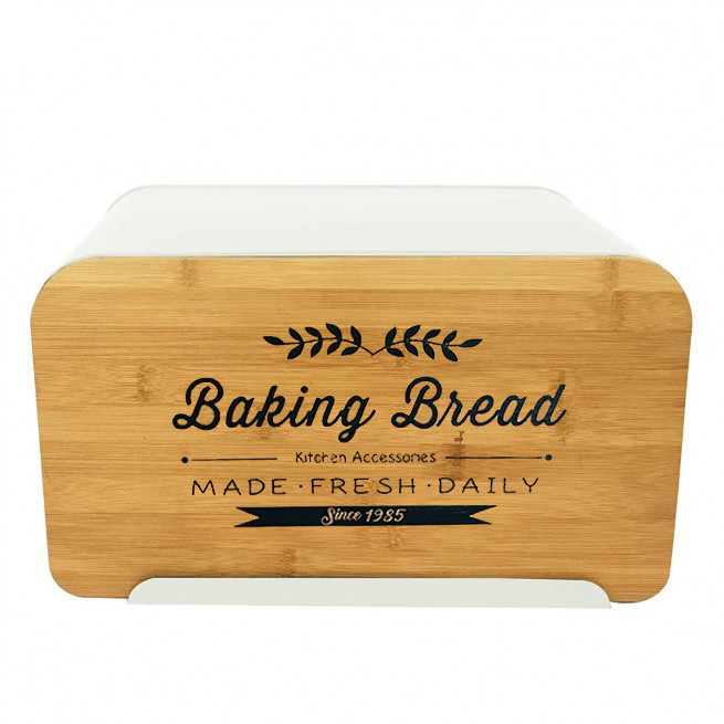 Ψωμιέρα Baking Μεταλλική Μπεζ Marva Home