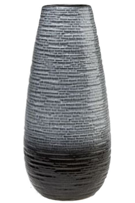 Βάζο Κεραμικό Κωνικό Grey Fusion 41,5cm