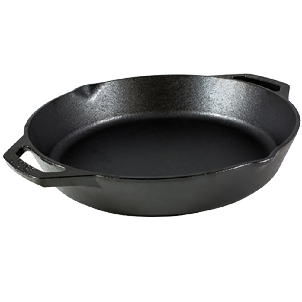 Τηγάνι Μαντεμένιο Με Δύο Χερούλια 32.5cm Lodge