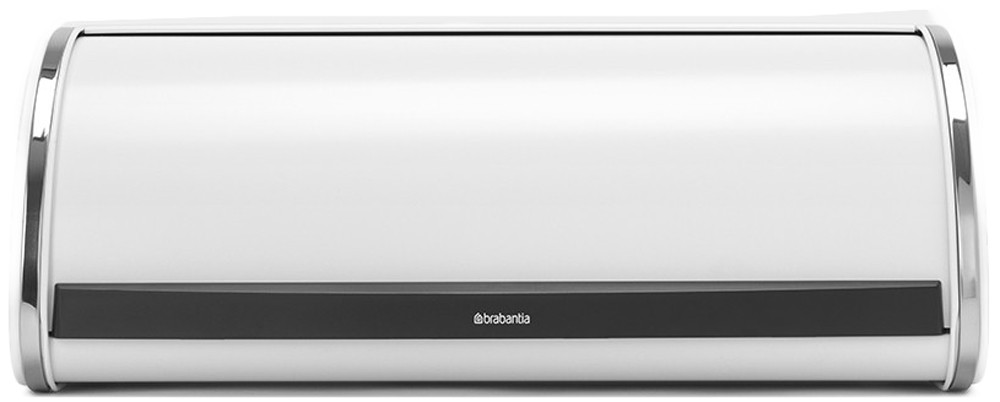 Brabantia Ψωμιέρα Μεταλλική Λευκή Στρογγυλή 44,7 x 26,8 x 17,3cm.
