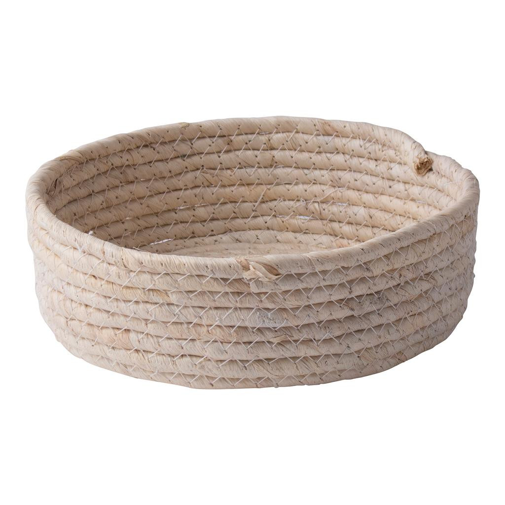 Καλάθι Ψάθινο Mandjes Beige 26cm Gusta