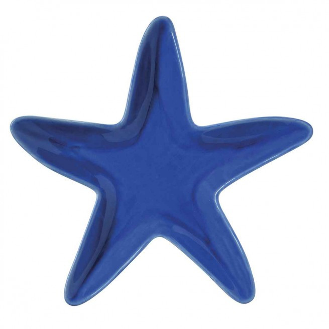 Πιατέλα Πορσελάνης Αστερίας Fish Blue 23cm R2S