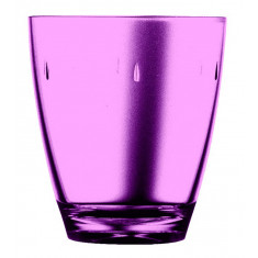 Ποτήρι Νερού - Αναψυκτικού Πλαστικό Drop Μωβ 380ml