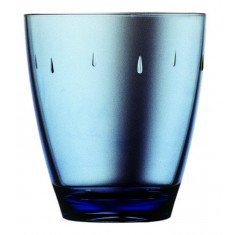 Ποτήρι Νερού - Αναψυκτικού Πλαστικό Drop Μπλε 380ml