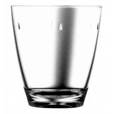 Ποτήρι Νερού - Αναψυκτικού Πλαστικό Drop Διάφανο 380ml