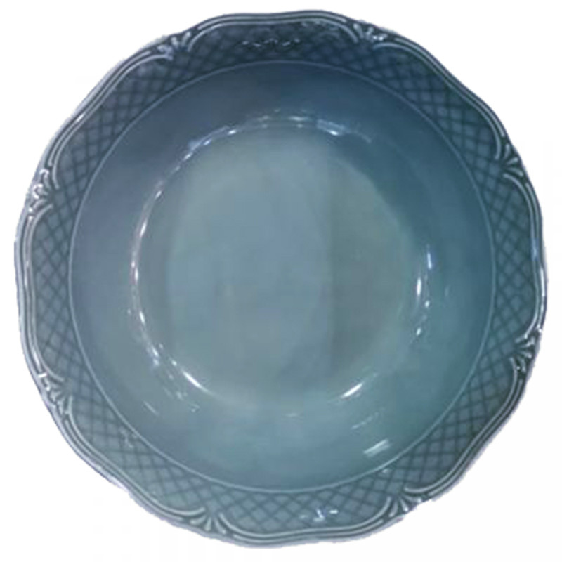 Μπολ Σαλάτας Πορσελάνης Στρογγυλή Arianna Blue Housmann 23cm