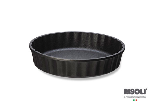 Φόρμα Κέικ Black Plus Χυτού Αλουμινίου 24cm Risoli