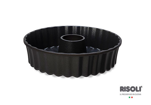 Φόρμα Κέικ Black Plus Χυτού Αλουμινίου 24cm Risoli