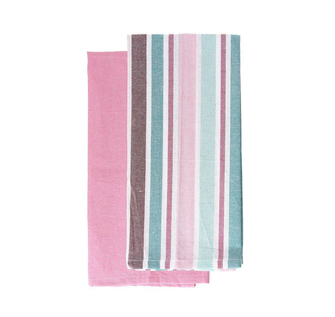 Πετσέτες Κουζίνας βαμβακερές Σετ 2τμχ.Fresia Cotton Red 45x70cm Andrea Fontebasso