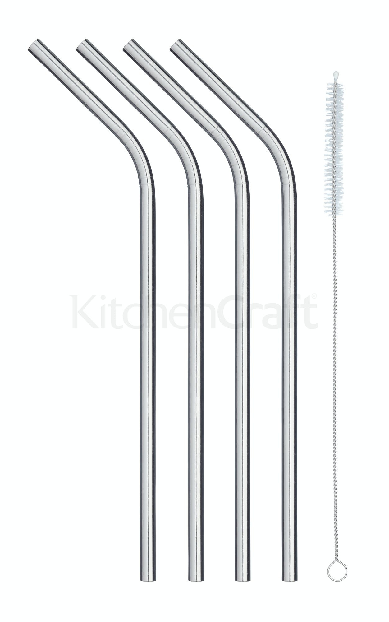Καλαμάκια Ανοξείδωτα Σετ 4τμχ. Kitchencraft