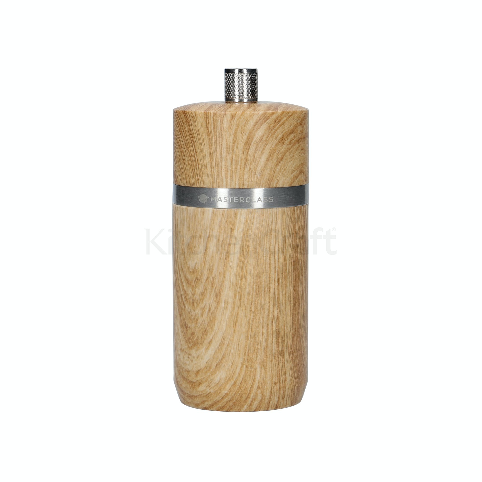 Μύλος Αλατοπίπερου Ξύλινός Beech Finish 12cm Masterclass
