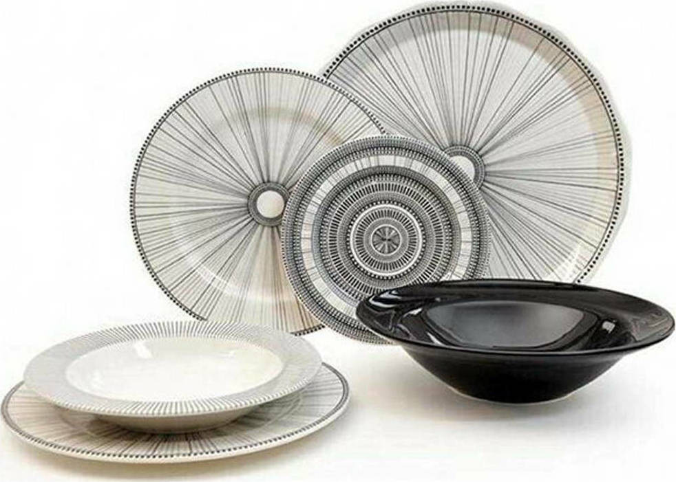 Σερβίτσιο Φαγητού 20τμχ. Στρογγυλό Tiffany Geometric