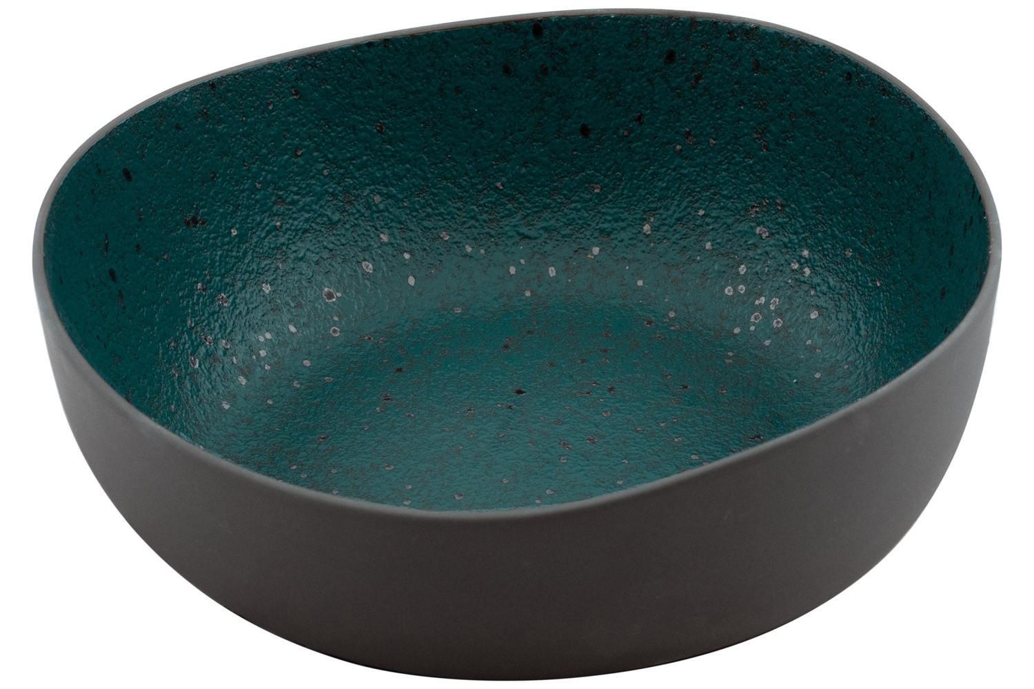 HFA Μπολ Σαλάτας Πορσελάνη Granite Petrol 24cm