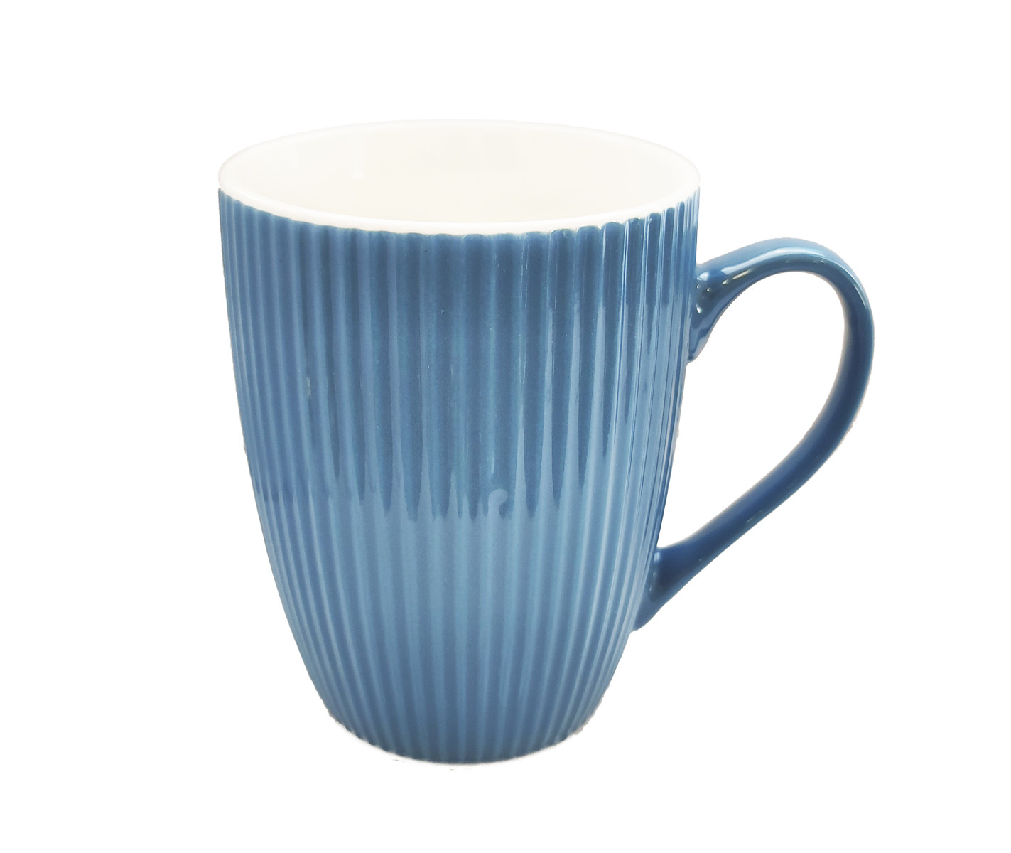 Κούπα Πορσελάνης New Bone China Stripe Blue 350ml