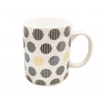 Κούπα Πορσελάνης New Bone China Dots 325ml