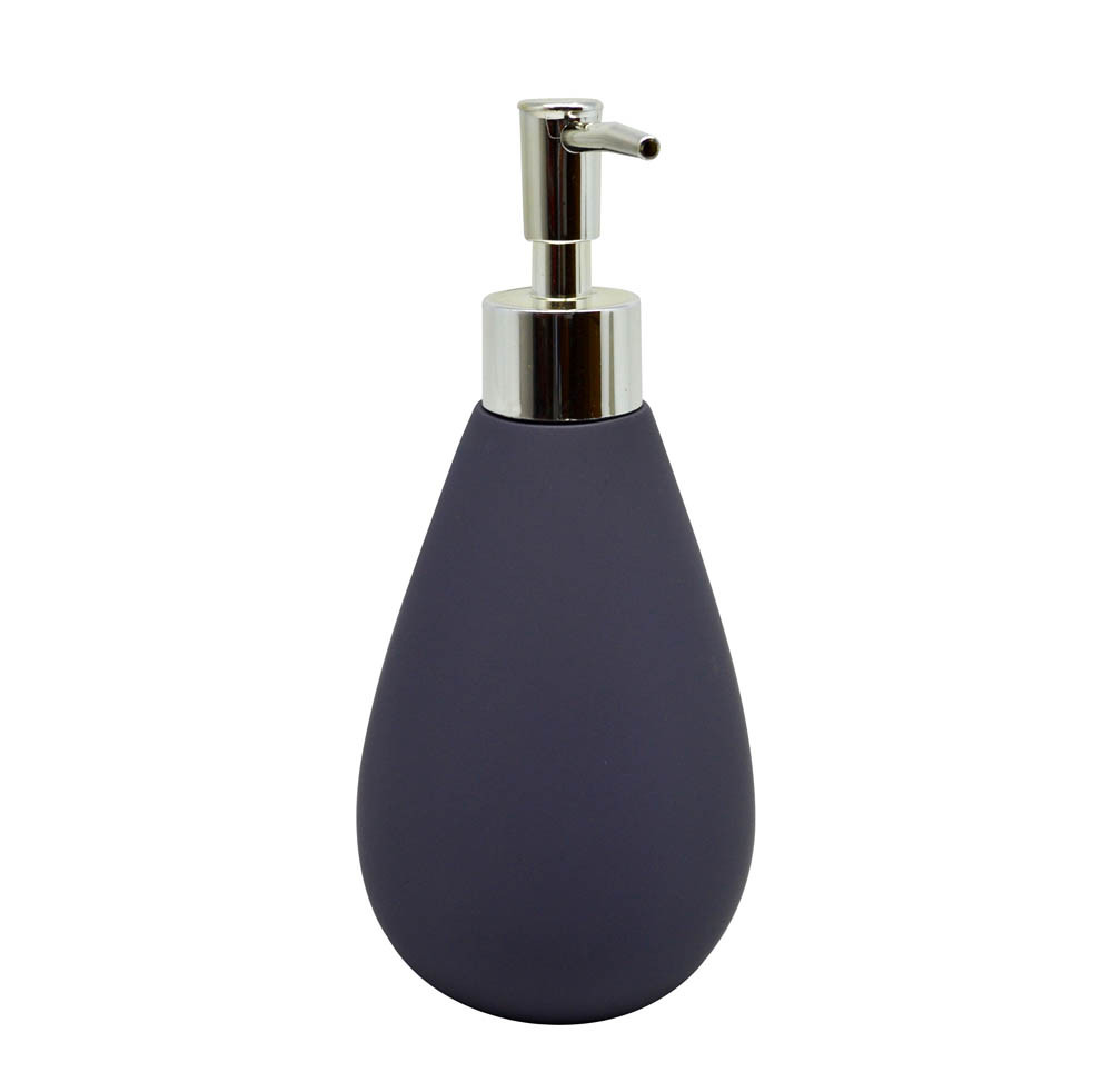 Dispencer Θήκη Για Κρεμοσάπουνο Polyester Dark Purple Mat