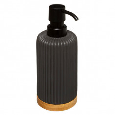 Dispencer Θήκη Για Κρεμοσάπουνο Polyester Natureo Black 5five