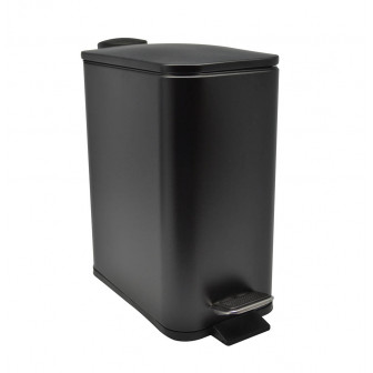 Πεντάλ Μεταλλικό Ορθογώνιο Black mat Soft Close 5lt Πεντάλ Μεταλλικό Ορθογώνιο Black mat Soft Close 5lt