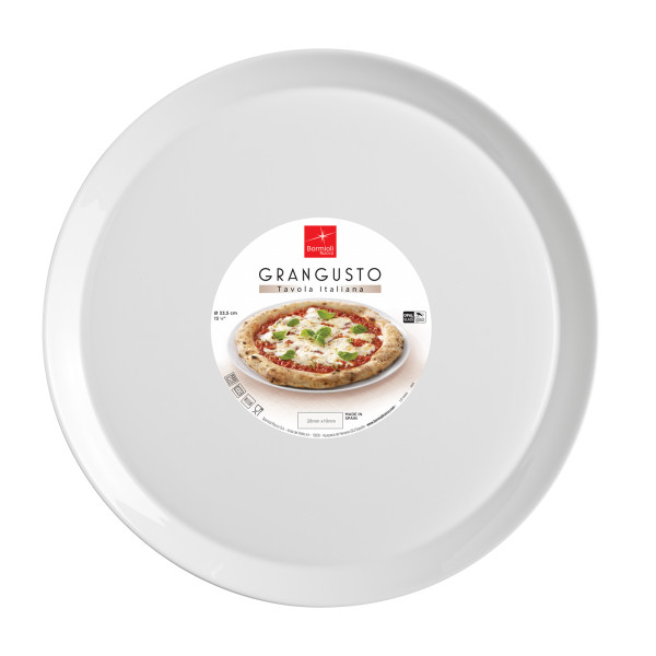 Πιατέλα Γυάλινη Grangusto Pizza 33cm Bormioli Rocco