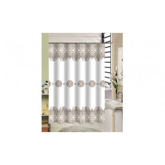 Κουρτίνα Μπάνιου Υφασμάτινη Orient 180x180cm Κουρτίνα Μπάνιου Υφασμάτινη Orient 180x180cm