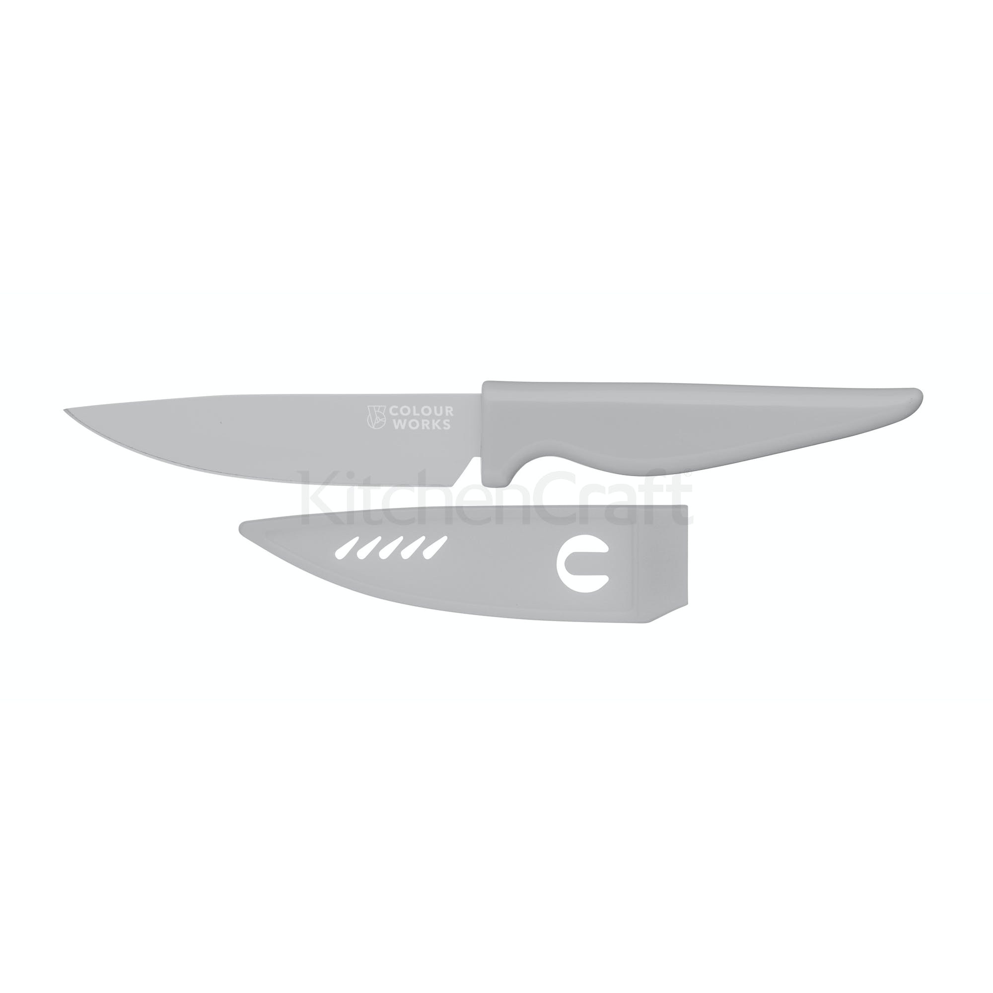 Μαχαίρι Γενικής Χρήσεως Colorworks Grey 10cm Kitchencraft