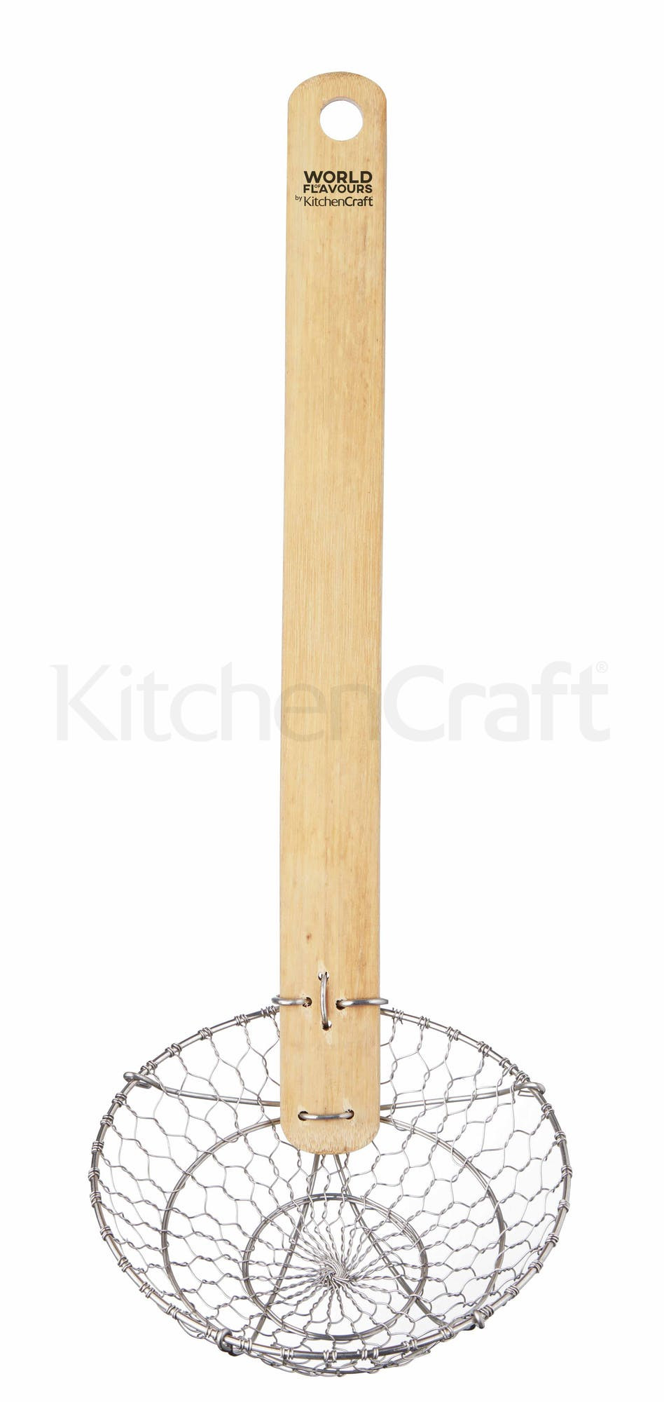 KITCHENCRAFT Kitchencraft Κουτάλα - Σουρωτήρι Bamboo Oriental